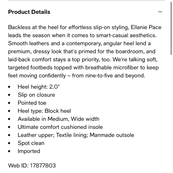 Clark’s Ellanie Pace Black leather heeled mules - Picture 6 of 6